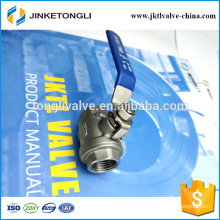 JKTL2B021 forged 2 piece mini ss316 fire safe ball valve